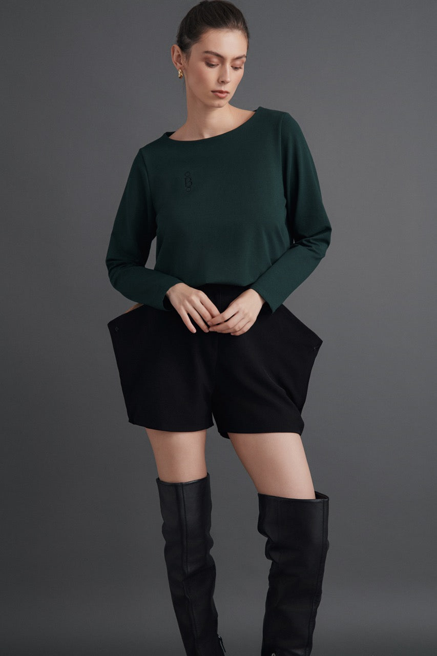 Longsleeve Forrest Green