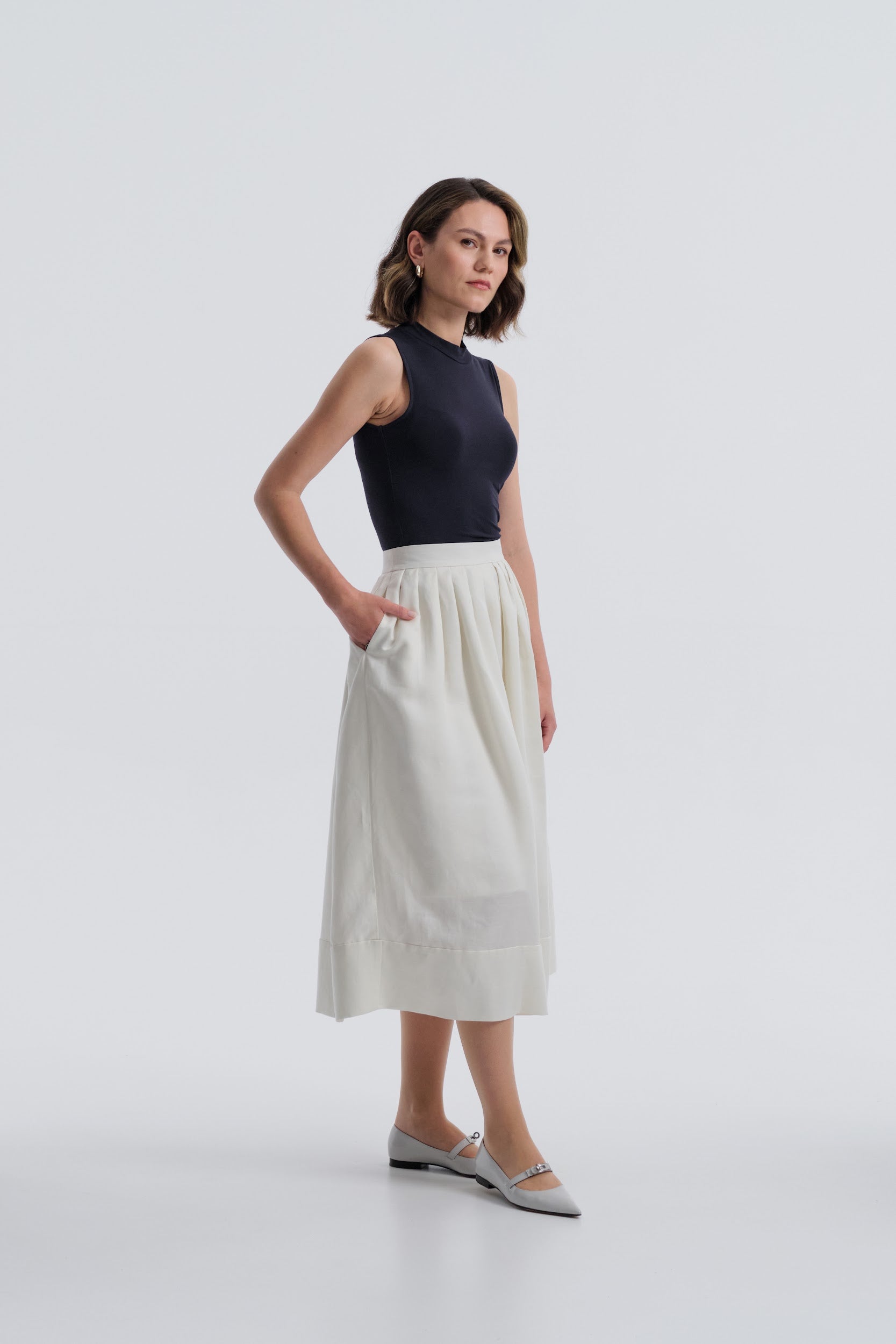 Minorca Lait Midi Skirt